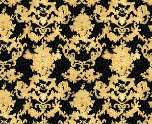 黑金花紋圖案