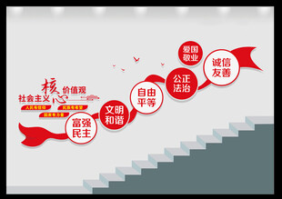 社會(huì)主義核心價(jià)值觀文化墻