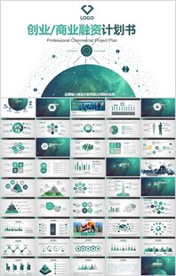商務(wù)融資計劃書PPT模板