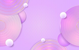 夢幻漸變氣泡背景圖