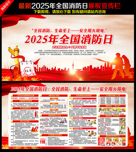 119全國消防日宣傳欄