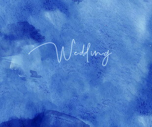 藍(lán)色霧霾婚禮背景