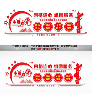 網(wǎng)格服務文化墻