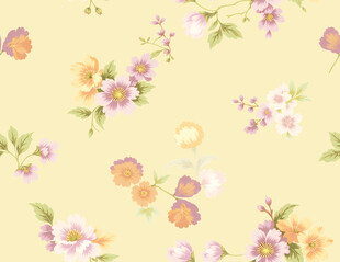 淡雅花卉圖案背景