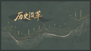 歷史沿革主題簡約背景圖