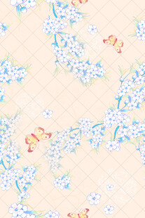 淡雅花卉圖案背景