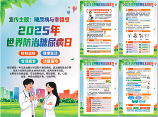 2025年糖尿病彩頁海報