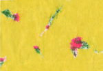 花卉水墨画