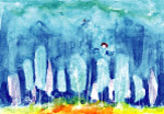 风景水墨画