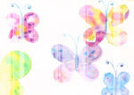 菊花水墨画