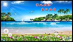 风景 中堂 窗帘画