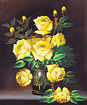 扫描花卉油画1（54厘米X64厘米）图片
