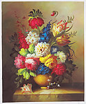 扫描花卉油画2（54厘米X64厘米）图片
