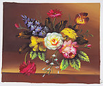 扫描花卉油画14（29厘米X24厘米）图片