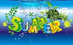 夏天吊旗