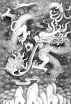浮雕灰度图