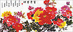 十字绣源文件 花开富贵 图纸