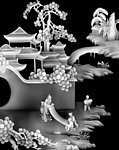 浮雕灰度图