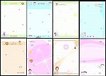 唯美卡通素描彩色内页