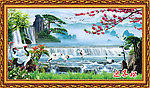 迎客松 山水画