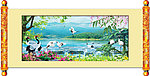 迎客松 山水画