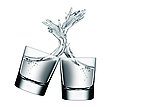 干杯 白色透明