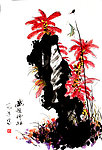 幽艳拂红