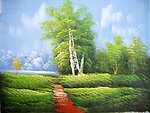 欧美手绘风景油画