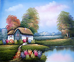 欧美手绘风景油画