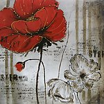 花卉油画