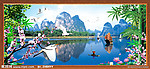 美丽漓江 风景画