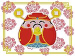 十字绣源文件 禄 图纸