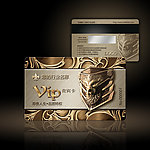 欧式个性化金属质感高档vip贵宾卡高级会员卡