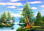 油画风景