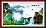山水画 江山如画 山水风景