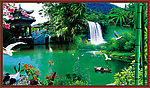 山水画 园林风景 湖光山色