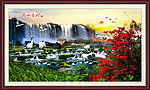 山水风景 多彩的山水