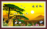 山水风景 迎客松