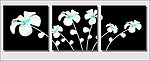 花朵无框画