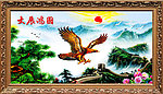 油画 风景 大展鸿图