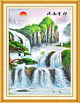 山水画 风景油画