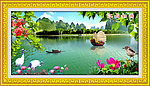 山水画（无画框）