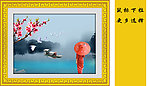 雅致小品 山水画（无画框）