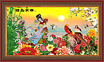 风景画 国色天香