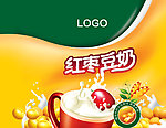 红枣豆奶包装