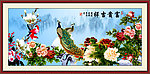 花鸟画 孔雀 牡丹