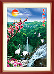高山流水图