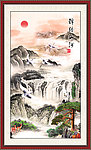 国画山水画