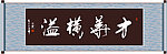 才华横溢书法