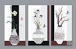 时尚抽象无框画